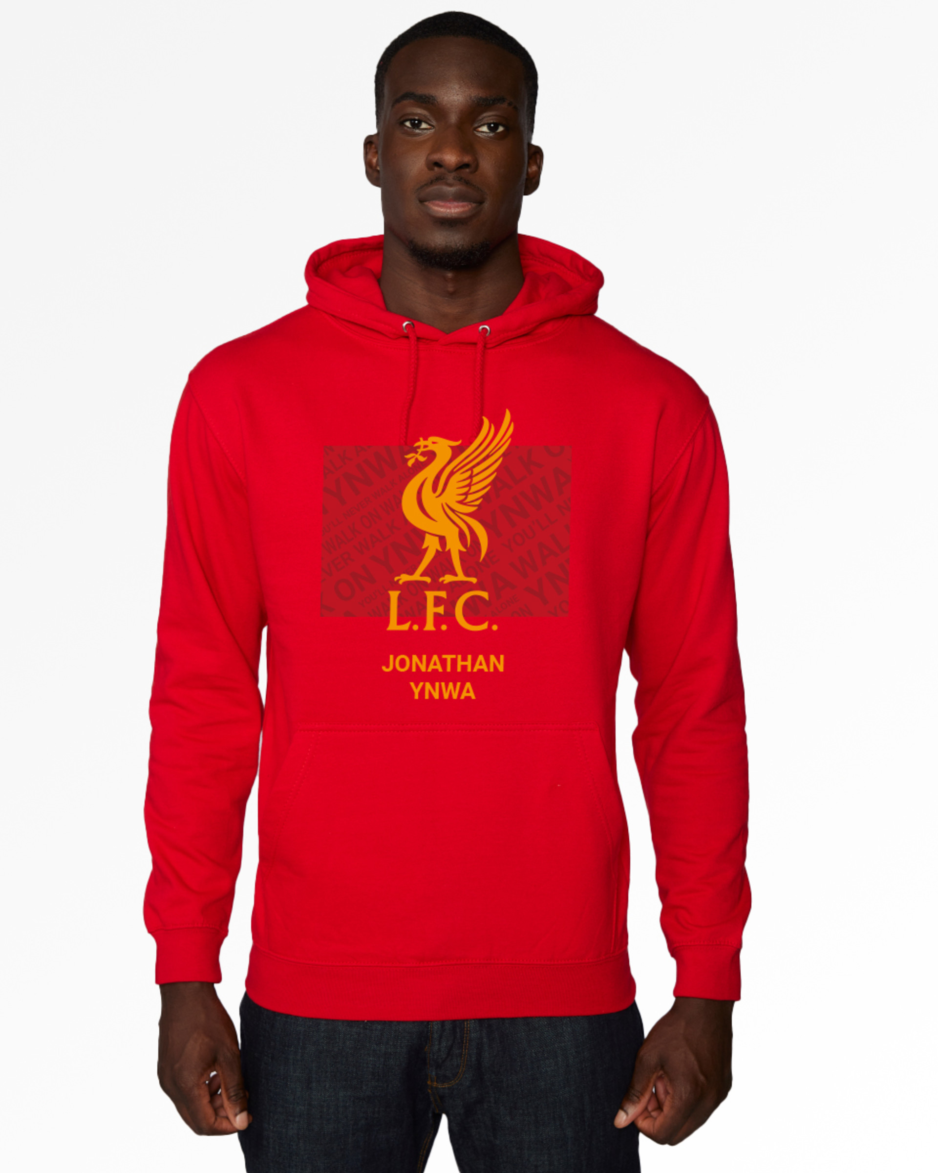 LFC Liverbird personlig rød hættetrøje - Image 1