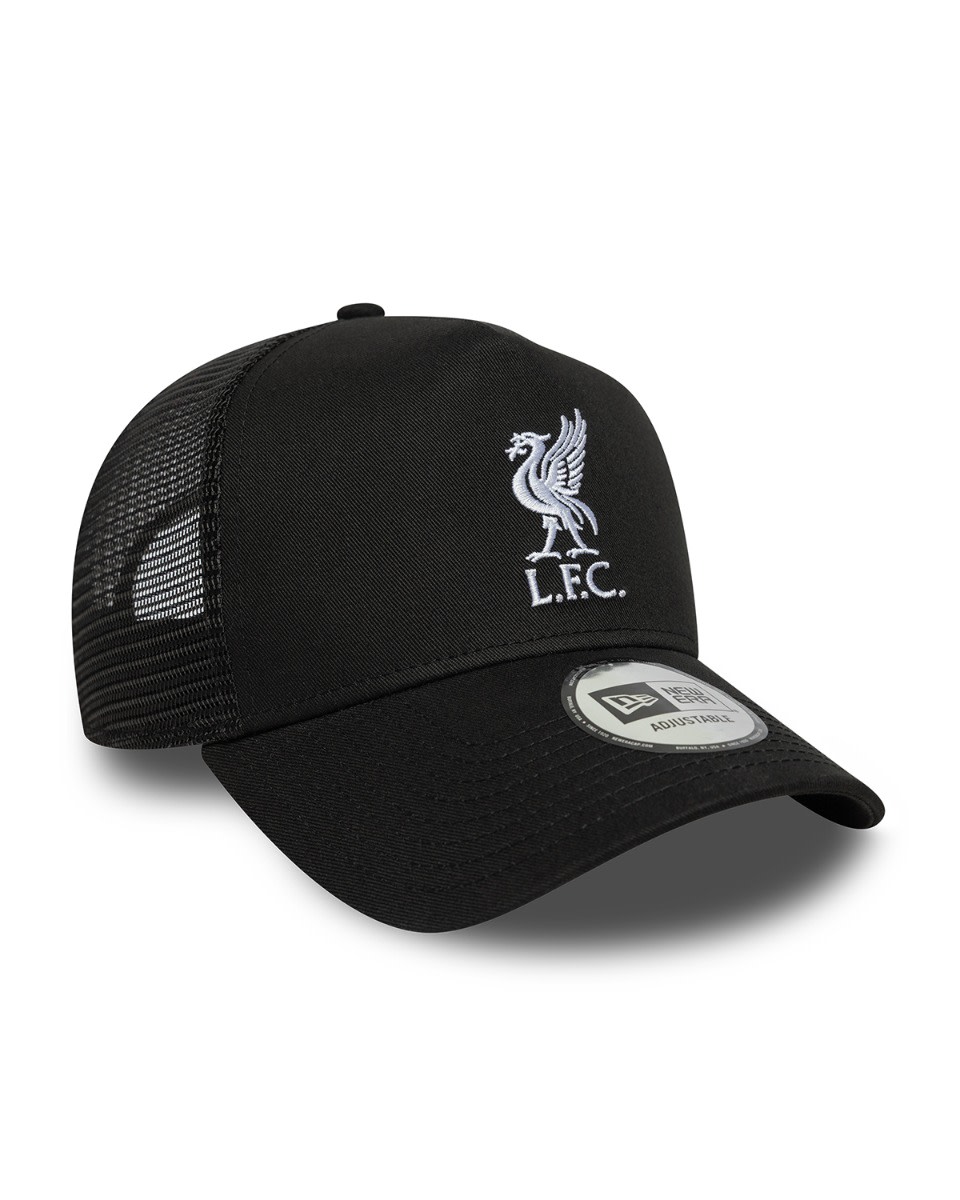 LFC New Era TRUCKER Liverbird Cap Black - Image 3