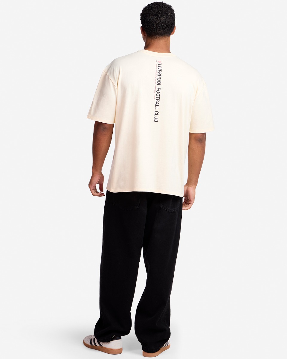 LFC Herre overdimensioneret We Are Liverpool Tee Cream - Image 3