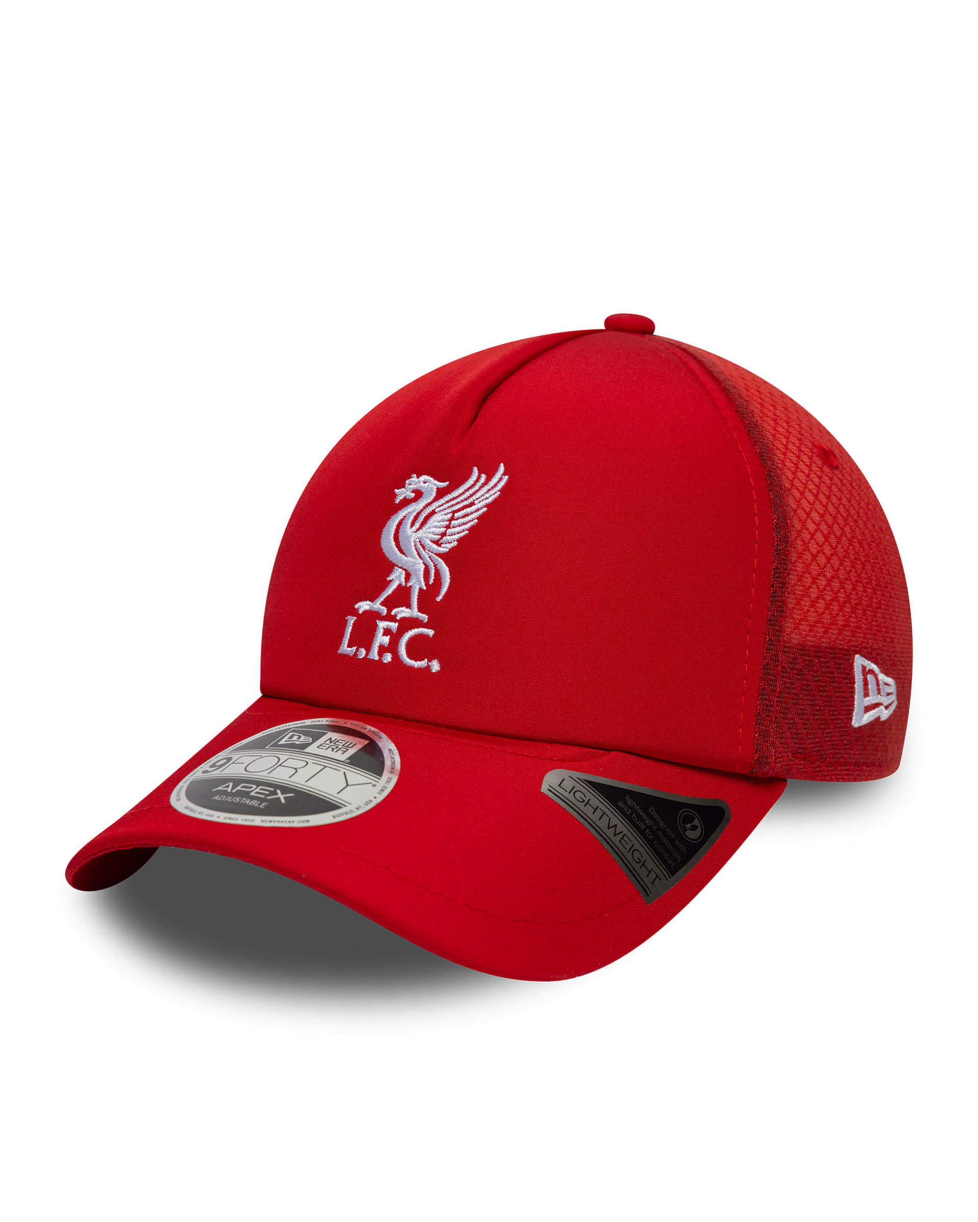 Gorra LFC New Era Fw Poly Apex para adultos, color negro y escarlata - Image 1