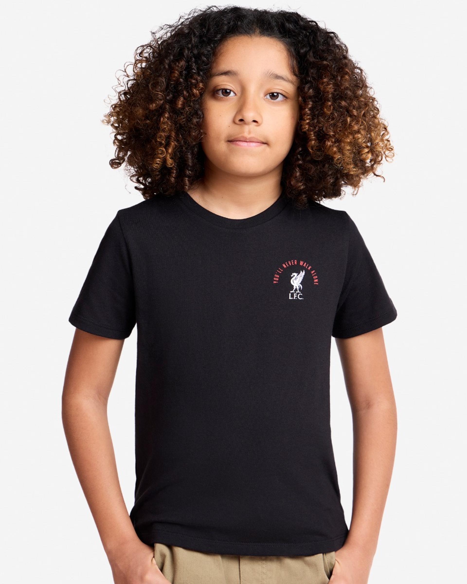 LFC Juniors YNWA T-Shirt Schwarz - Image 2