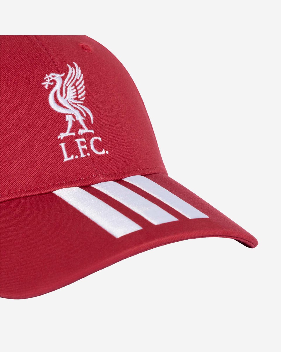 LFC 阿迪达斯成人棒球帽 Active 栗色和白色 - Image 3