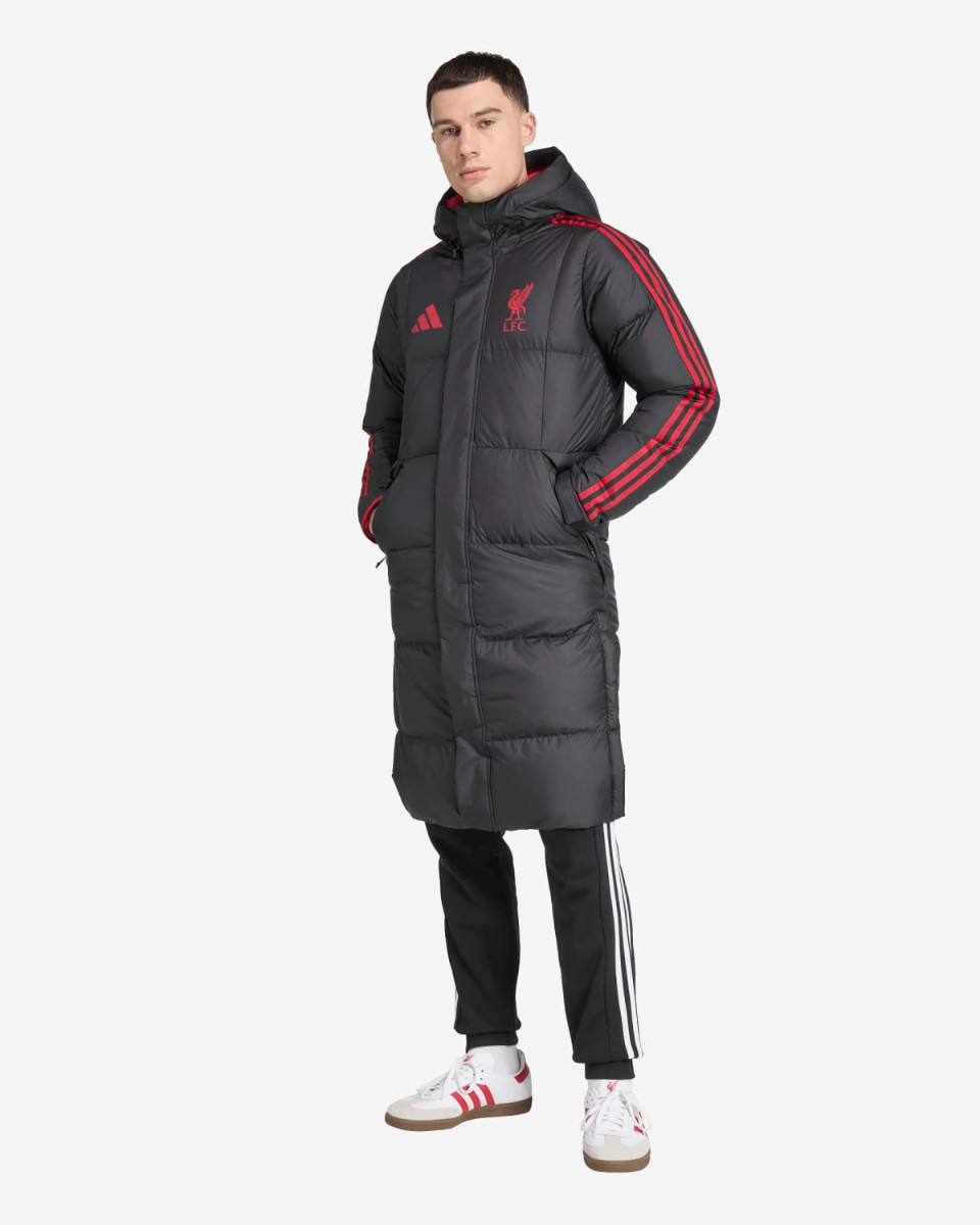 LFC adidas Mens 25/26 Long Down Jacket - Image 1