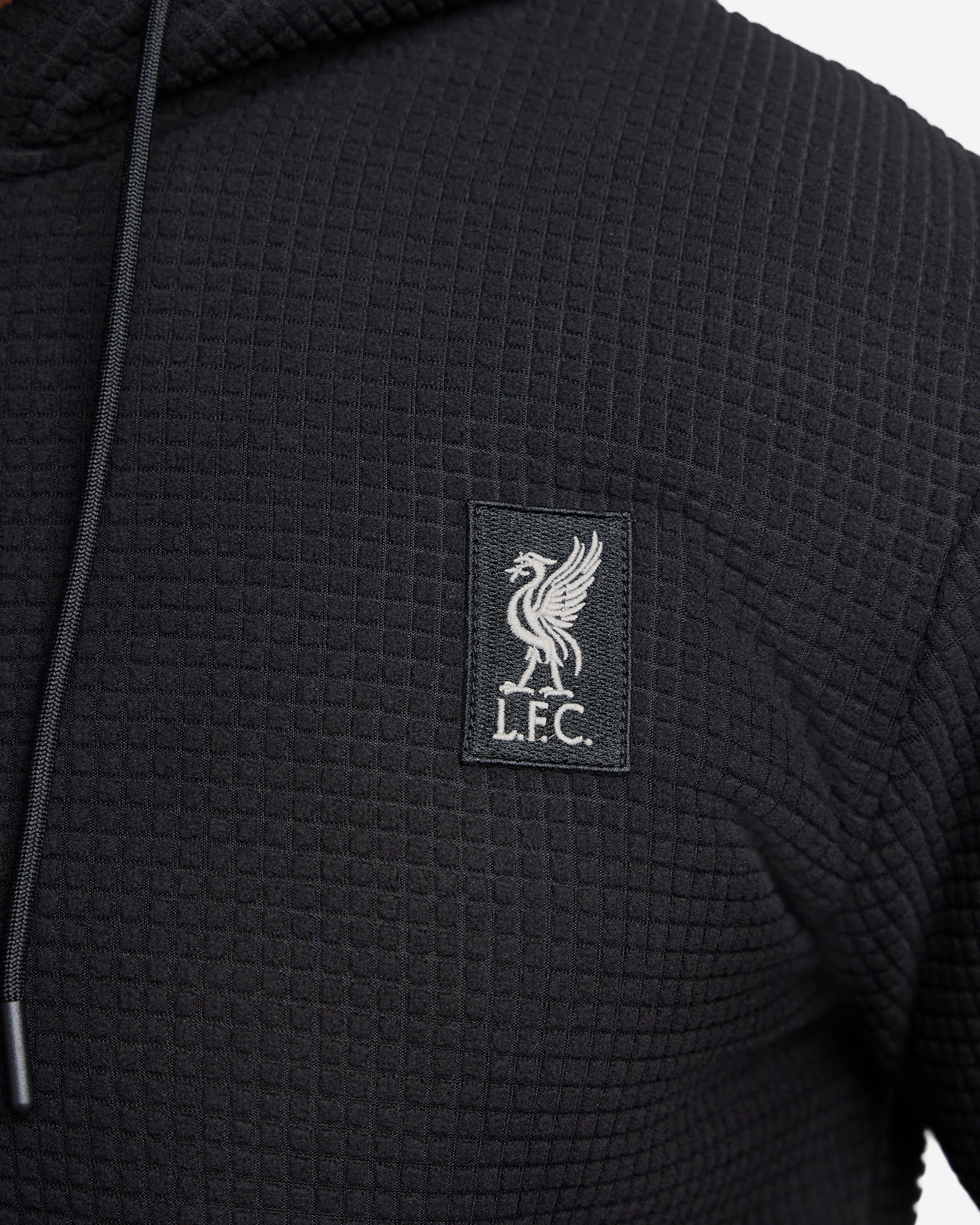 LFC Mens Grid Micro Fleece Bonded Set Black - Image 2