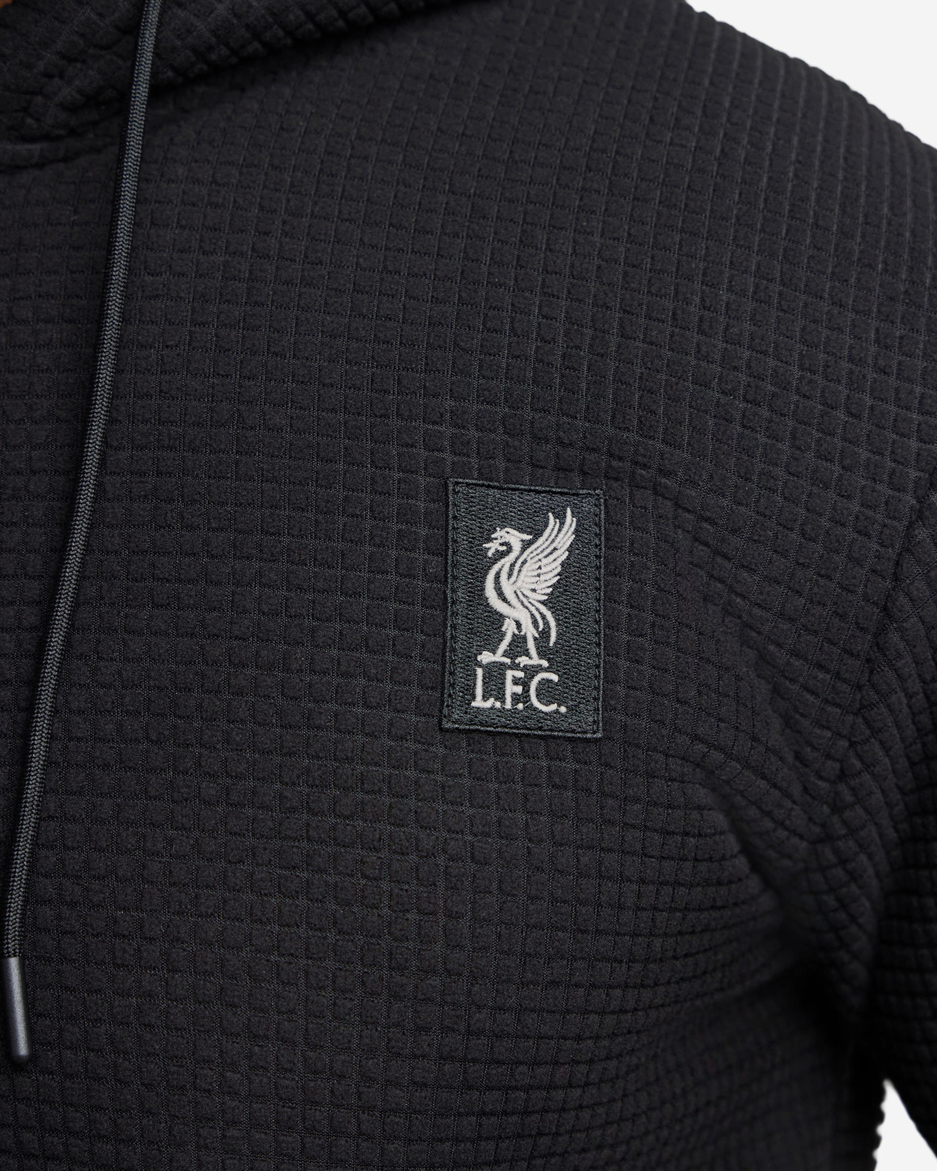 ชุดผ้าพันคอผ้าขนแกะไมโครสำหรับบุรุษ LFC สีดำ - Image 2