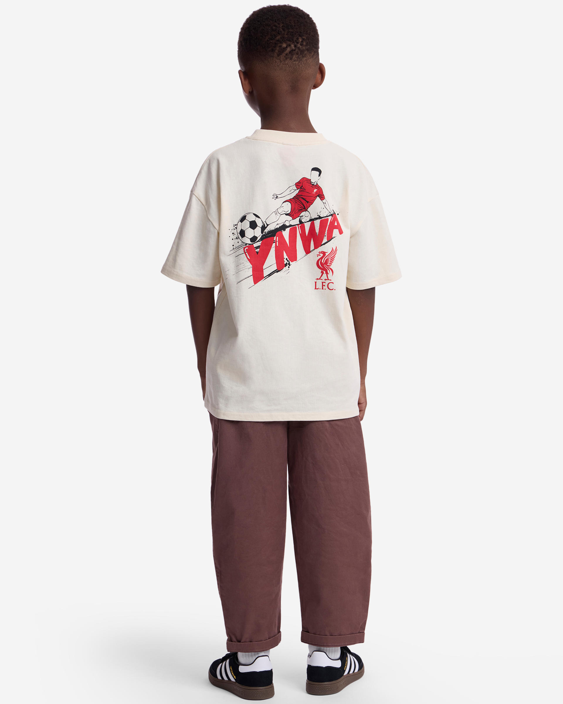 Camiseta extragrande YNWA de LFC Juniors, color crudo - Image 4