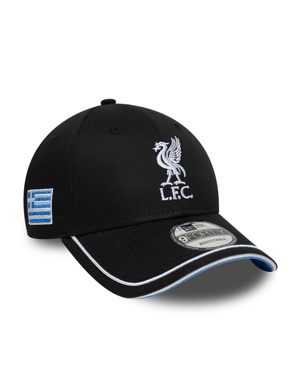 LFC New Era 9FORTY Greece Kappe für Erwachsene, Schwarz - Image 1