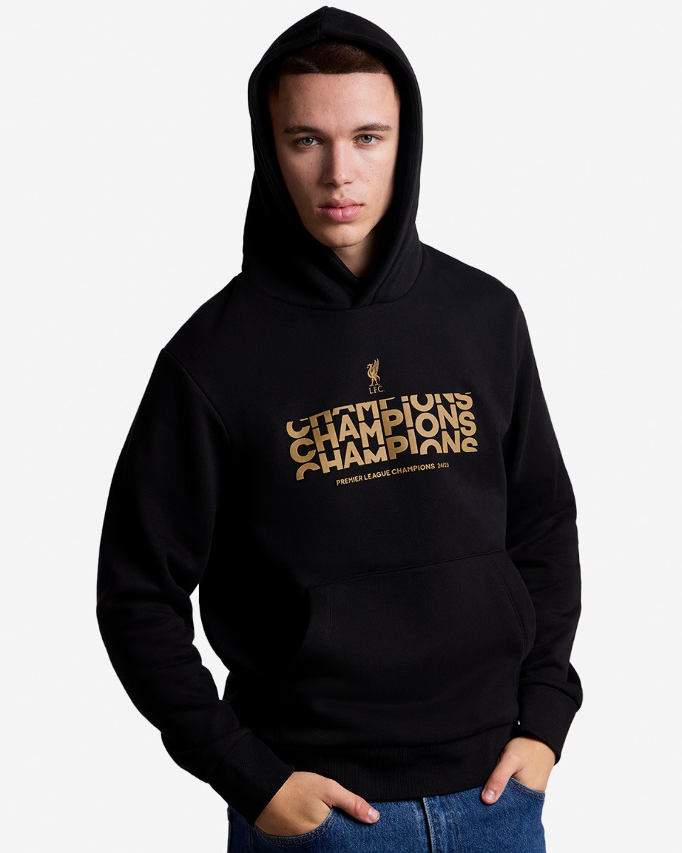 LFC Champions Text Kapuzenpulli für Herren, Schwarz - Image 1