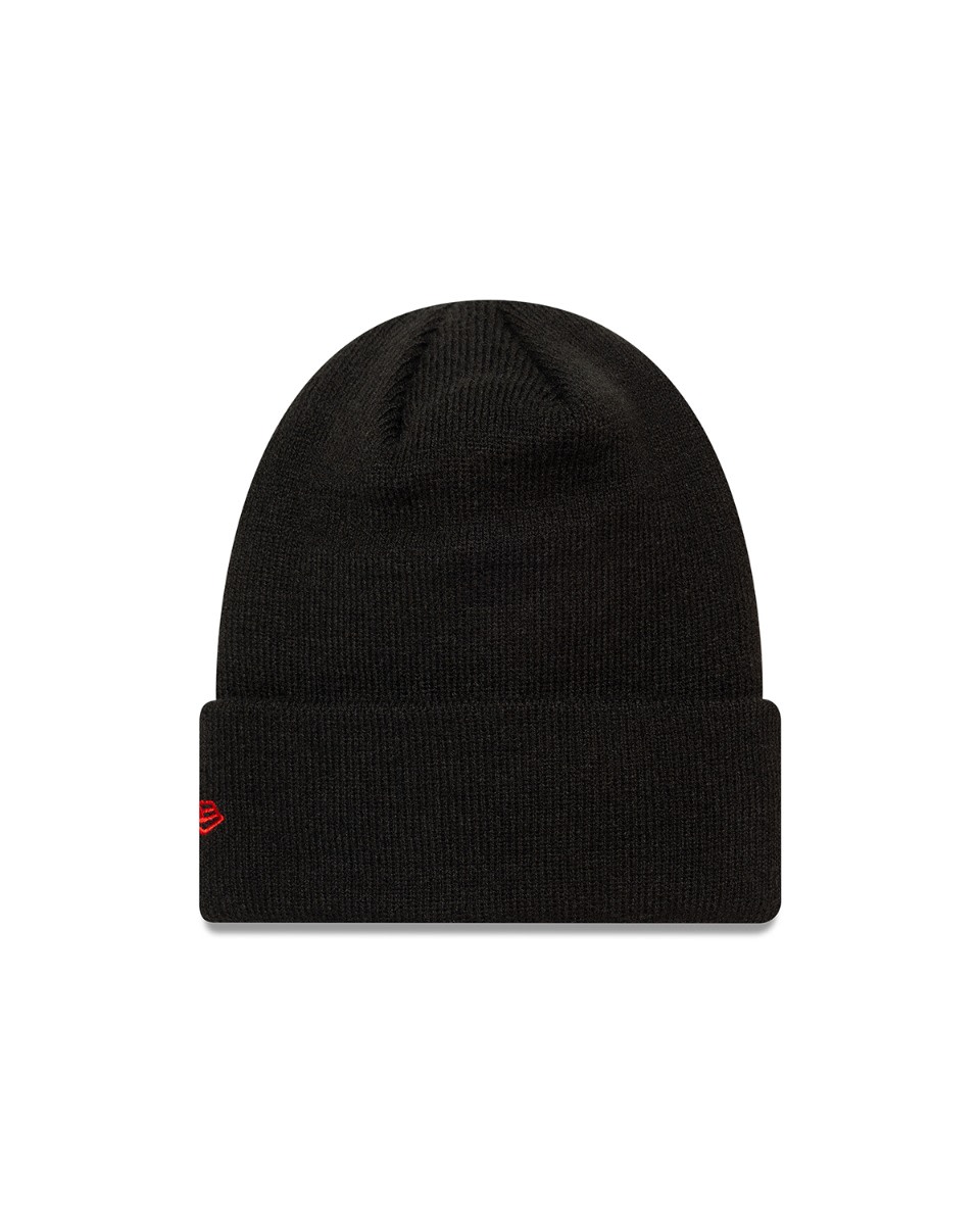 LFC New Era Kids YNWA Cuff Knit BEANIE Black & Red - Image 2