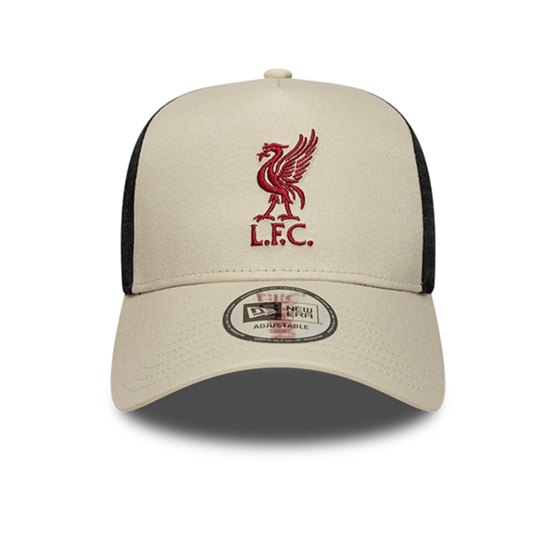 Gorra ajustable LFC New Era 9FORTY con marco en A, beige claro, para camionero - Image 3