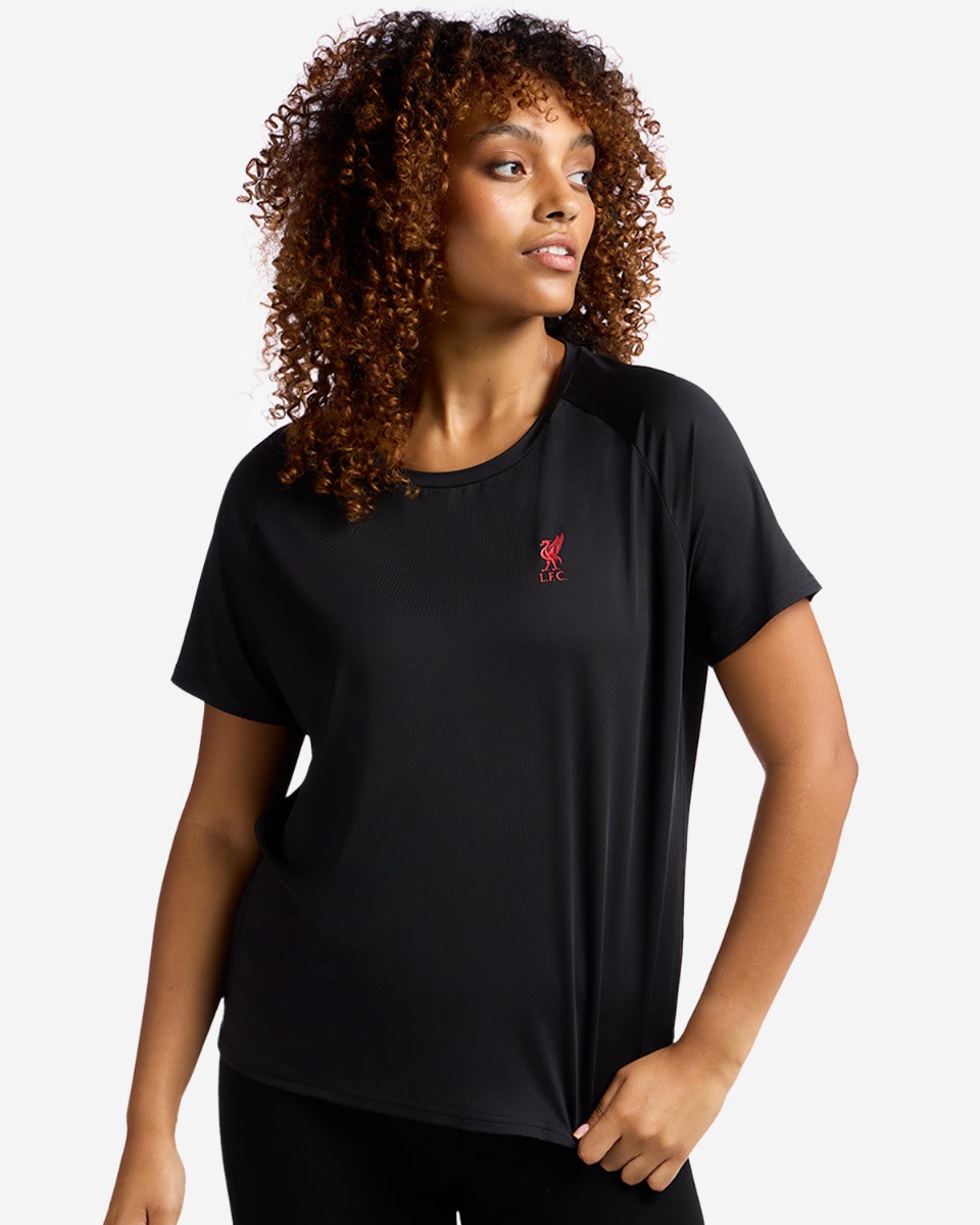 LFC Liverbird Poly Tee för kvinnor Svart - Image 1