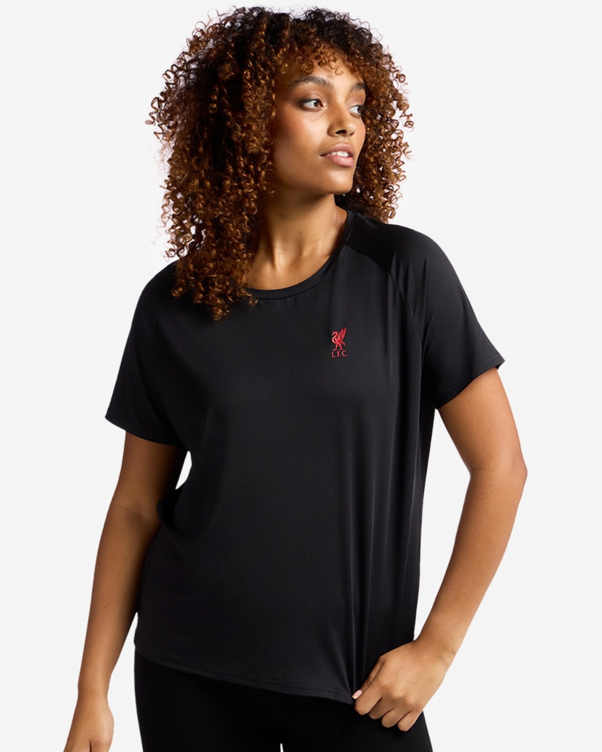 T-shirt LFC Liverbird Poly pour femmes, noir - Image 1