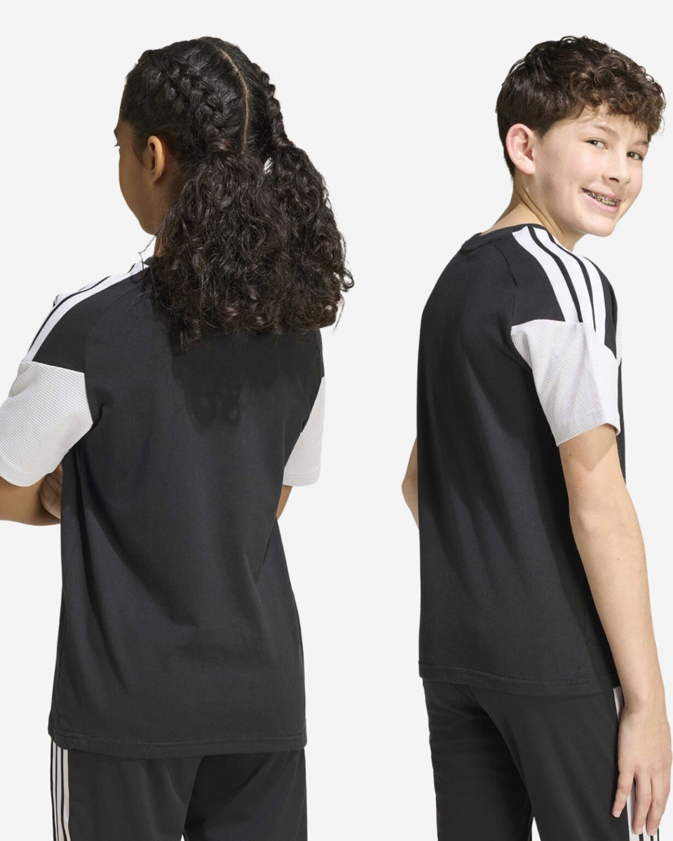 LFC adidas Youth 26/27 Tiro Cotton Tee Black - Image 2