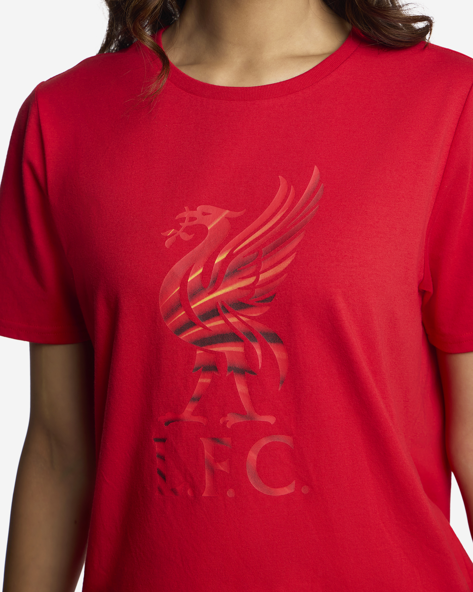 LFC Liverbird Wing Tee til Kvinder Rød - Image 3
