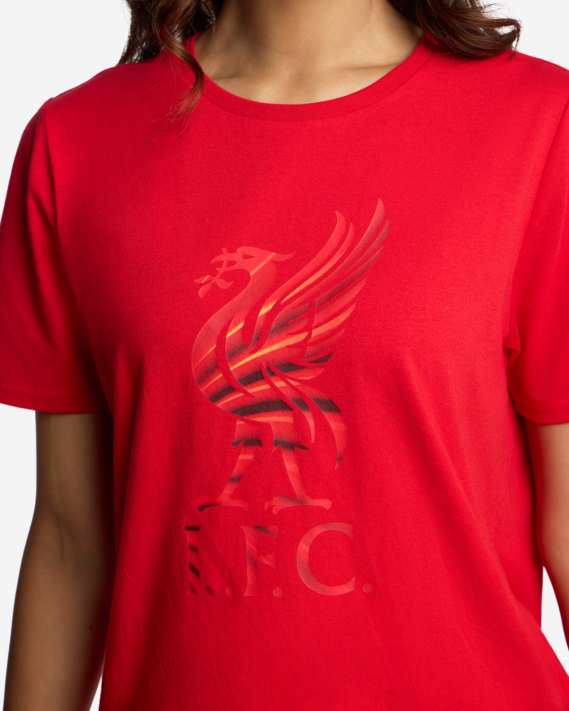 LFC Liverbird Wing Tee til Kvinder Rød - Image 3