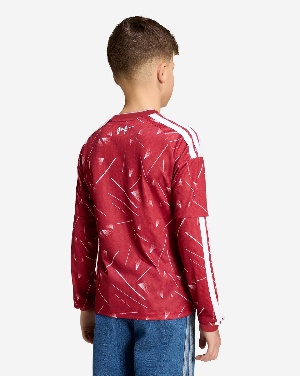 LFC adidas Youth 26/27 Home Long Sleeve Jersey - Image 2
