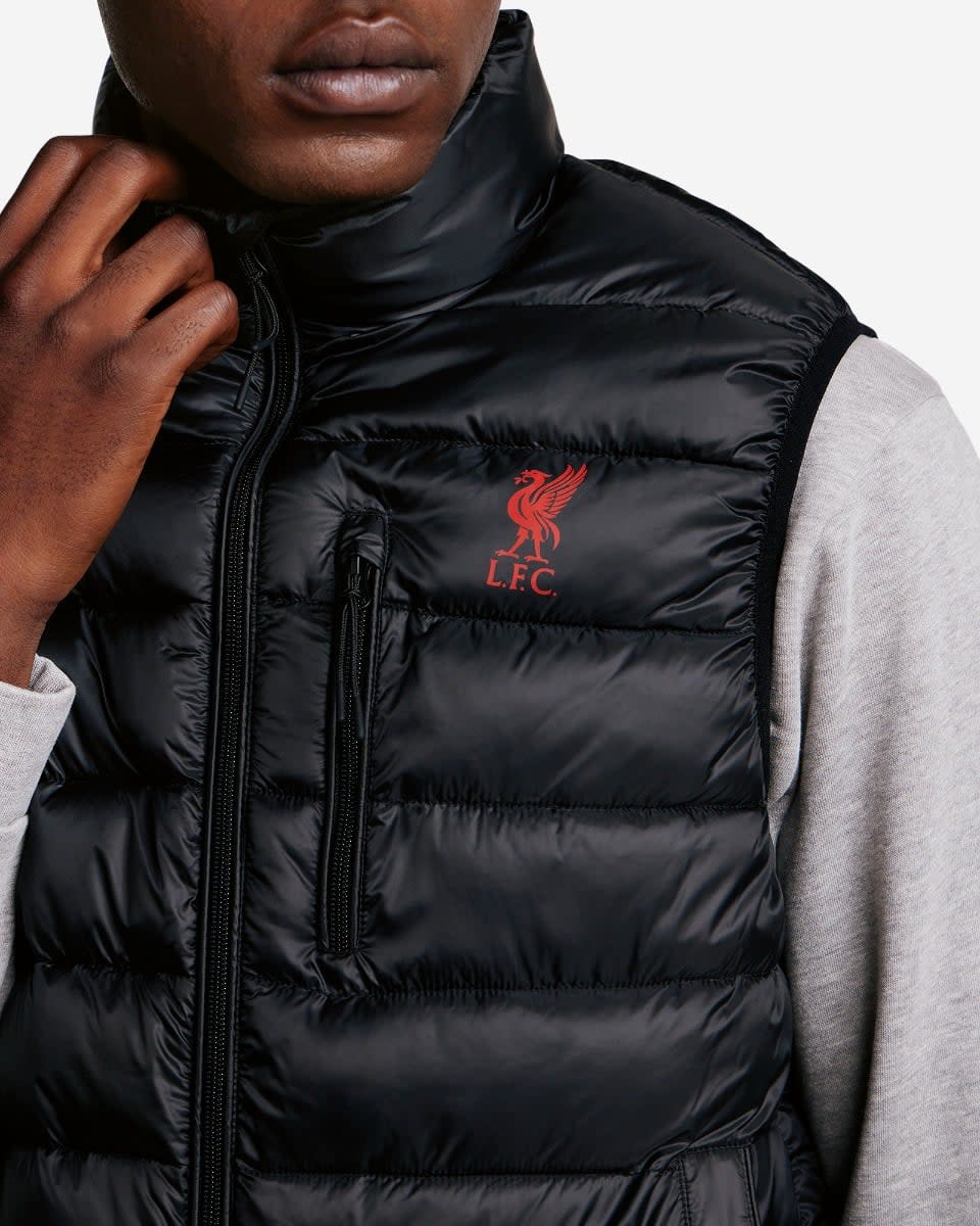 LFC Mens Padded Gilet Black - Image 2