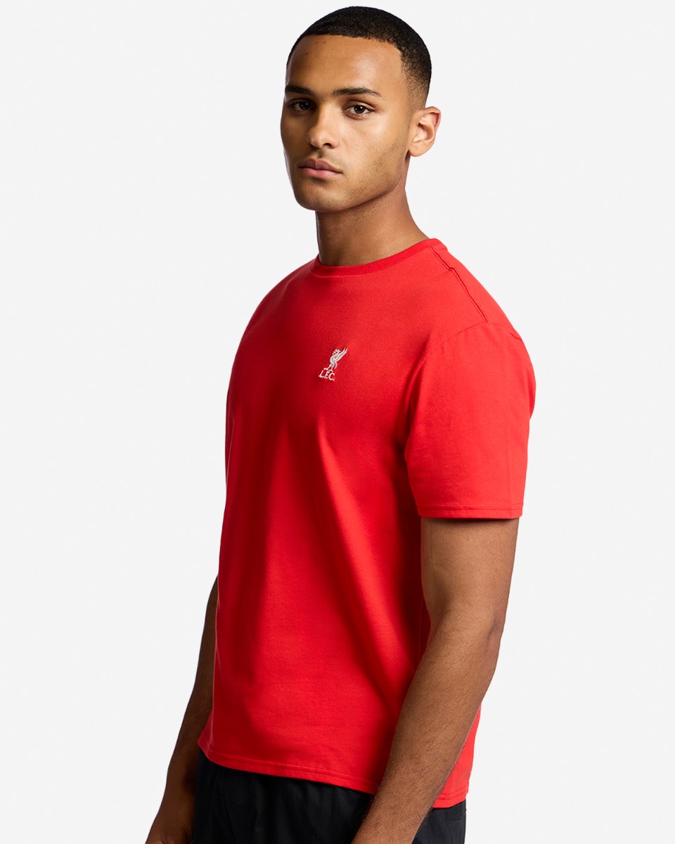 LFC Liverbird T-Shirt für Herren, bestickt, Rot - Image 3