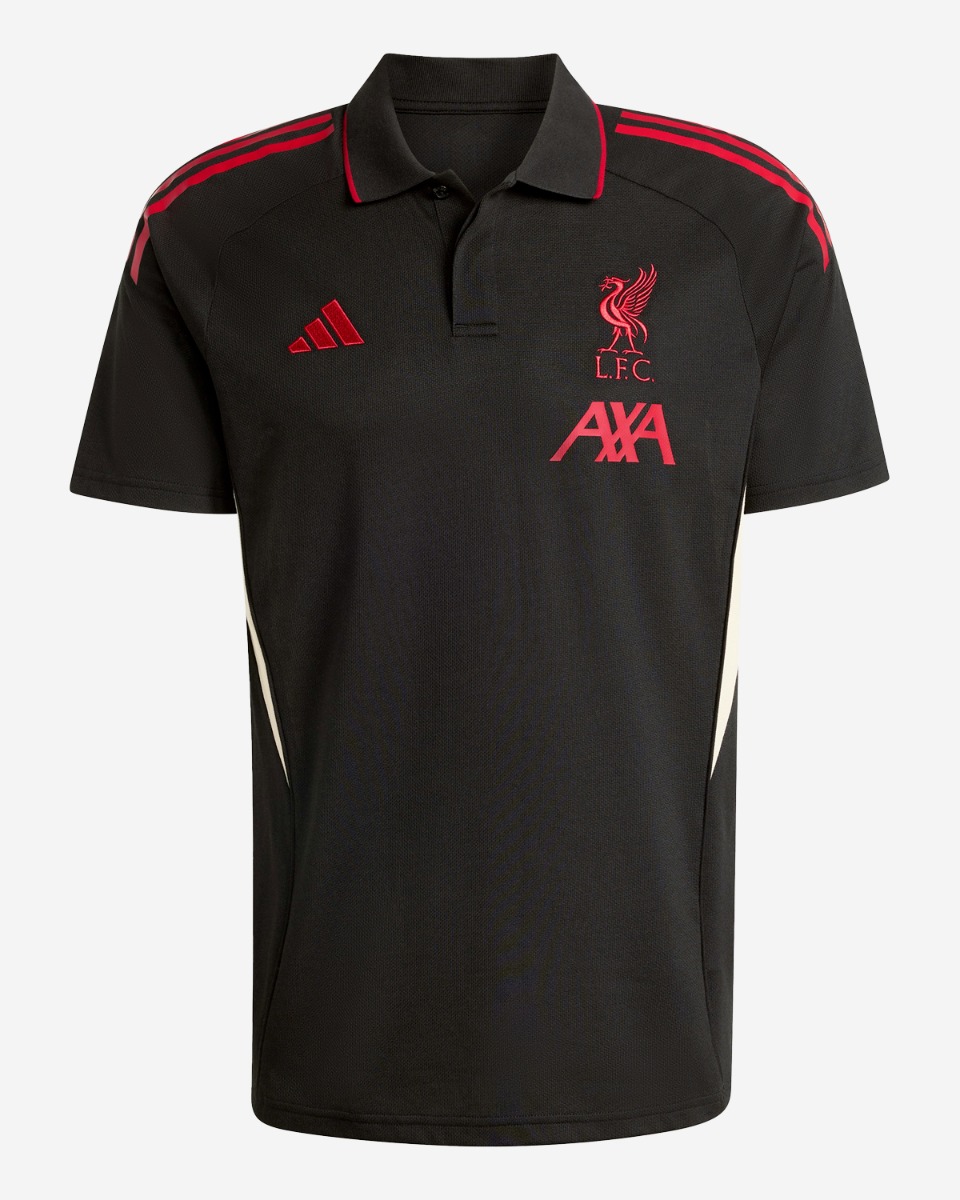 LFC adidas Mens 25/26 Domestic Training Polo Black