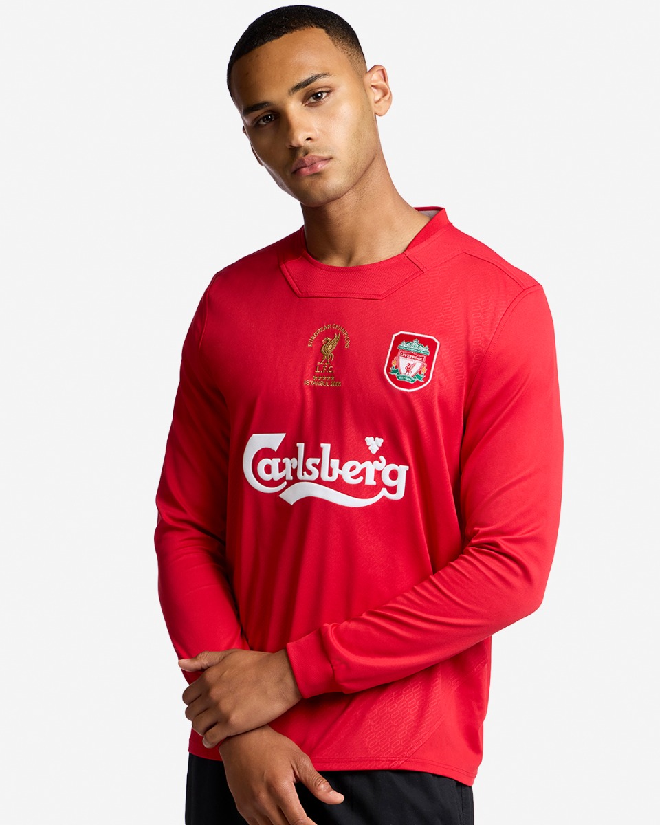 LFC Mens Retro 2005 Istanbul Long Sleeve Shirt