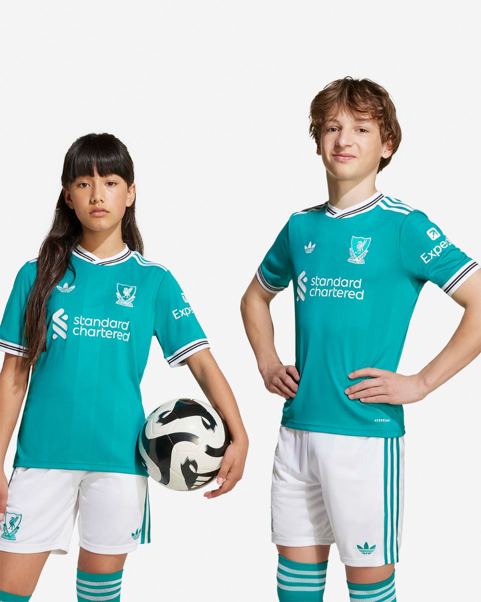 LFC 아디다스 유스 25/26 써드 쇼트 슬리브 져지 - Image 1
