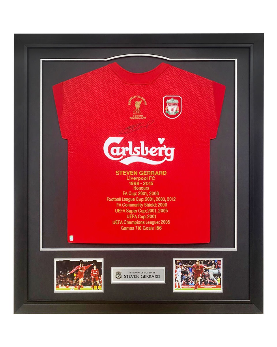 Camisa con marco Gerrard Honours de LFC - Image 1