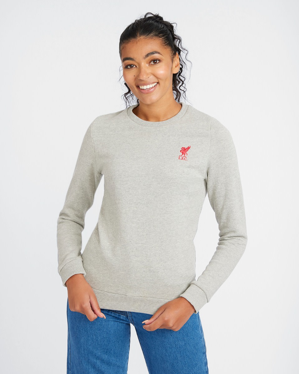 LFC Womens Crew Neck Sweatshirt Grey - Image 4
