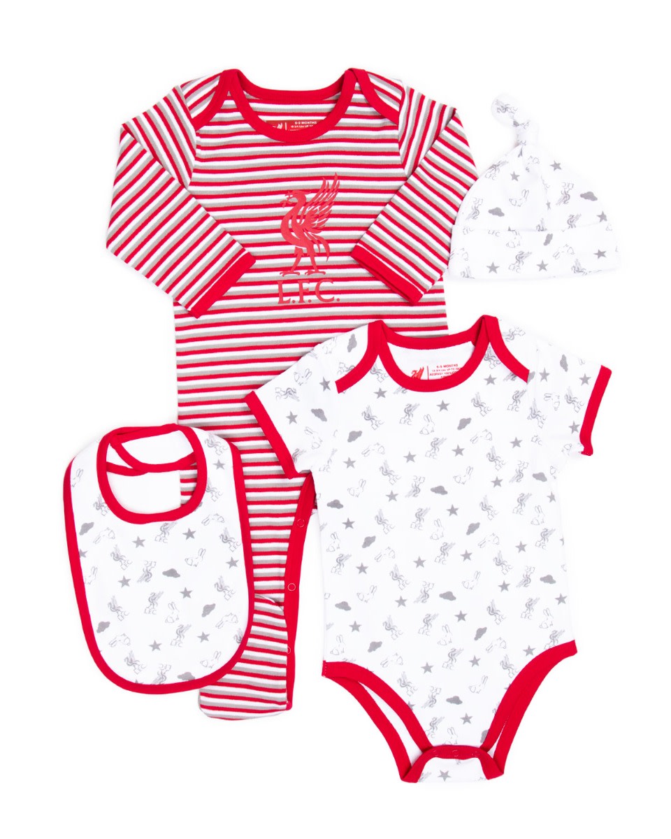 LFC Baby 4 Piece Stripe Set - Image 1