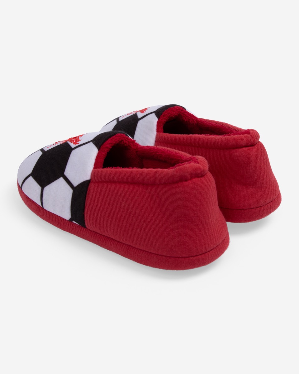 LFC Juniors Boys Football Slippers Red - Image 3