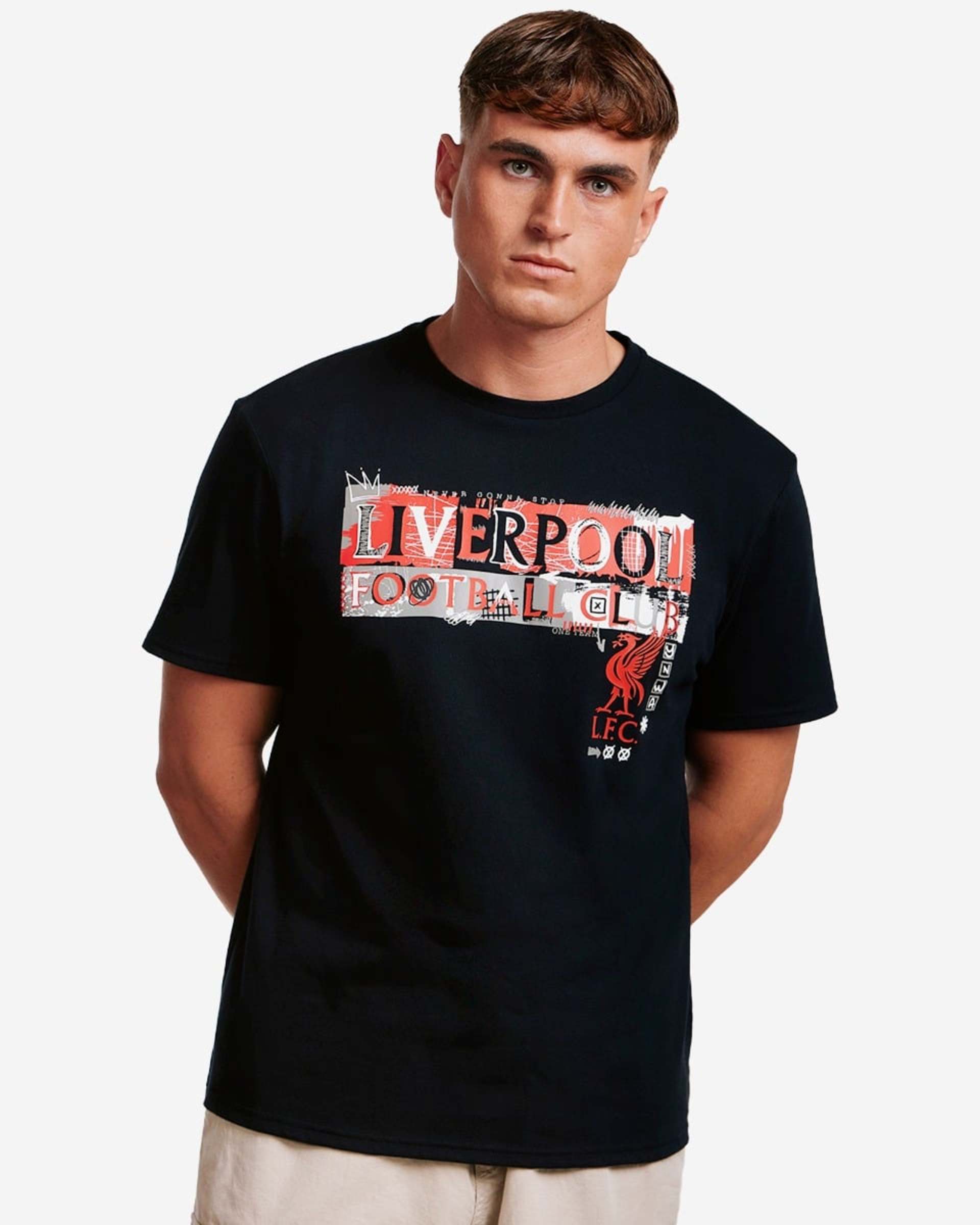 T-shirt Graffiti LFC pour hommes, noir - Image 3