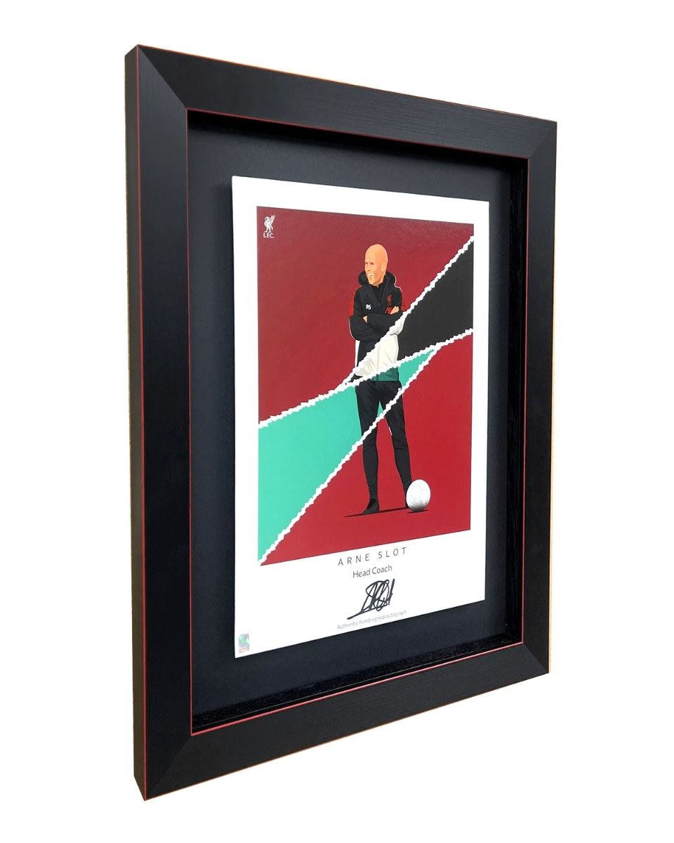 LFC Signed Arne Slot Print - Image 2