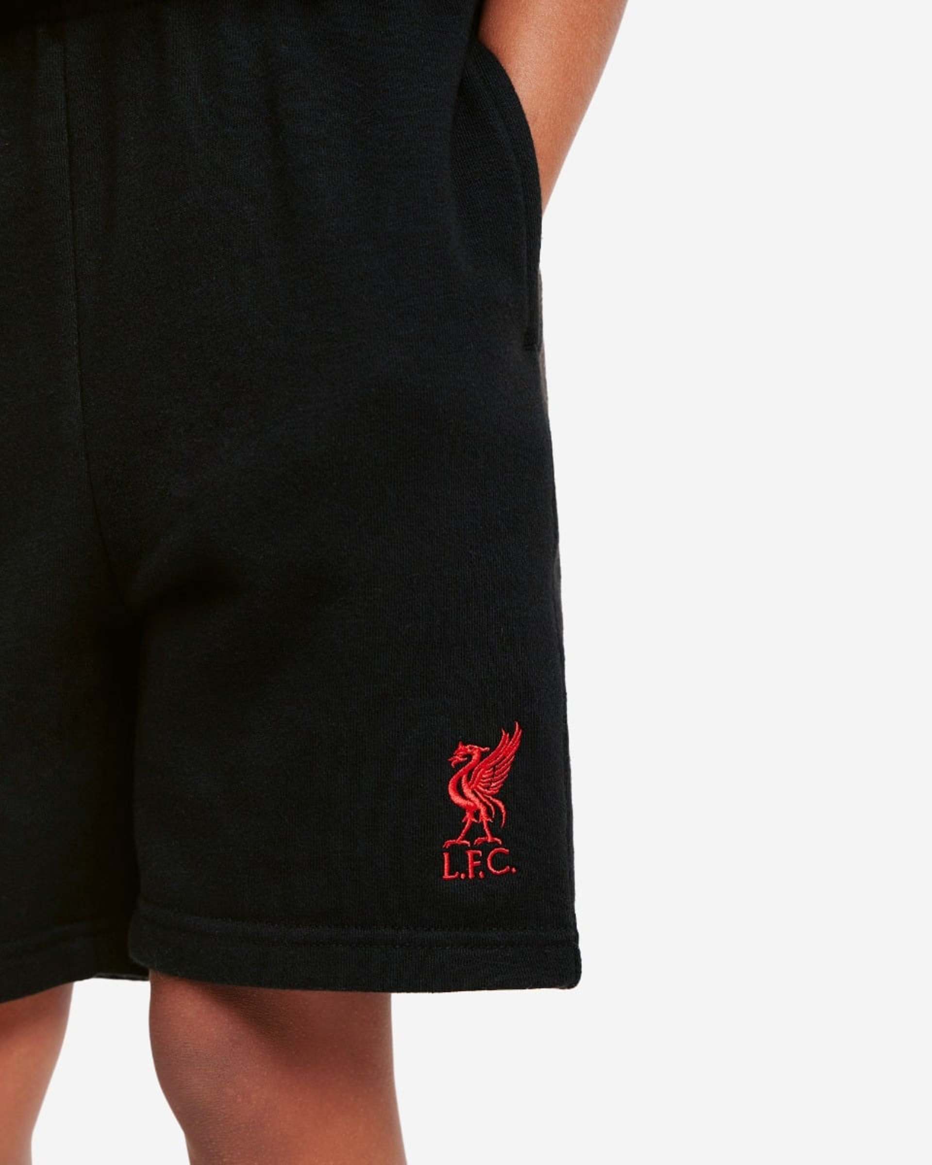 LFC Juniors กางเกงขาสั้นโพลีสีดำ - Image 2