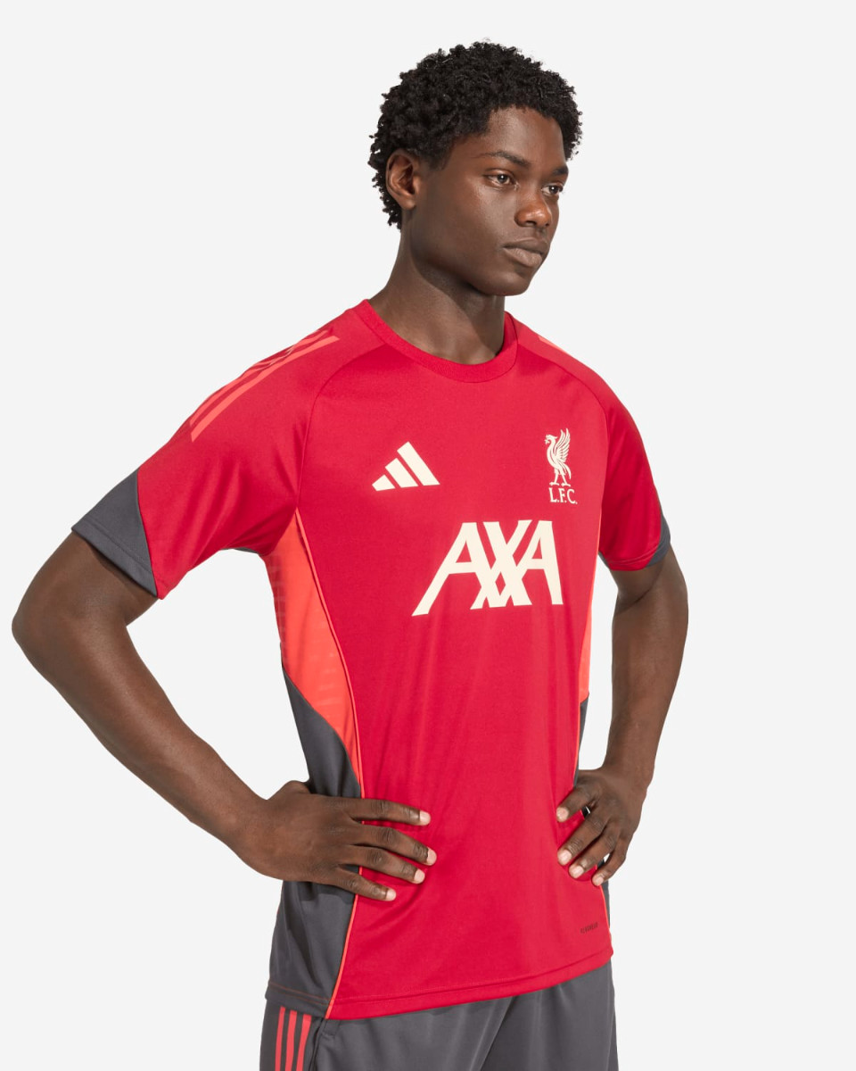 LFC adidas Mens 25/26 Short Sleeve Tee Red - Image 4