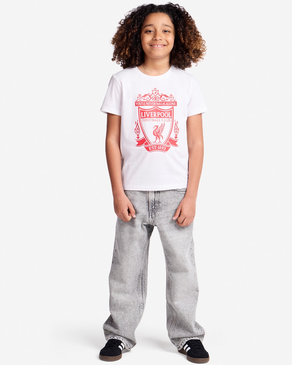 เสื้อยืดแอลเอฟซี จูเนียร์ส เครสต์ สีขาว - Image 4
