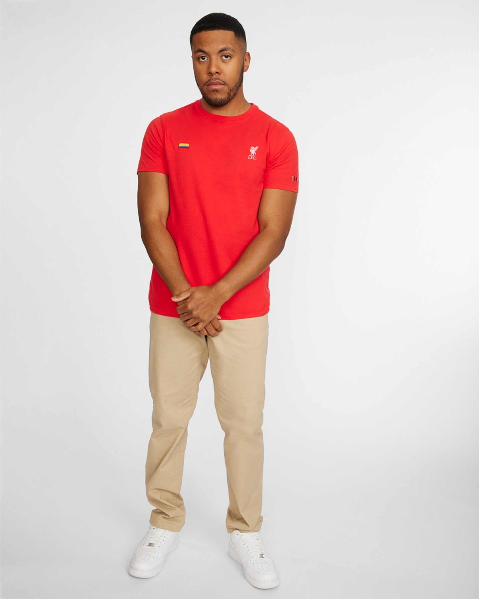 เสื้อยืดผู้ชายโคลอมเบีย LFC สีแดง - Image 3