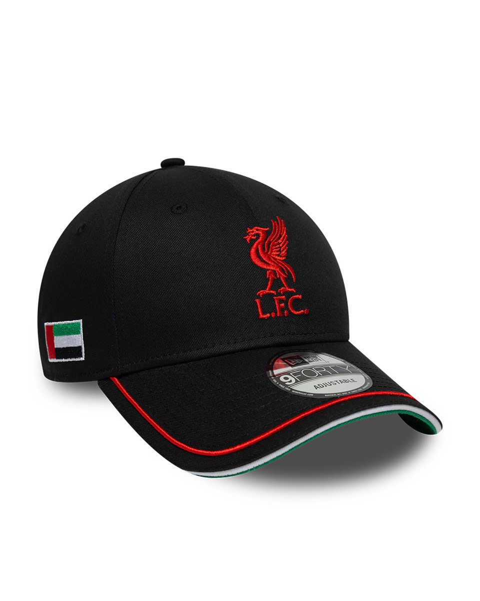 LFC New Era Adults 9FORTY UAE Cap Black - Image 1