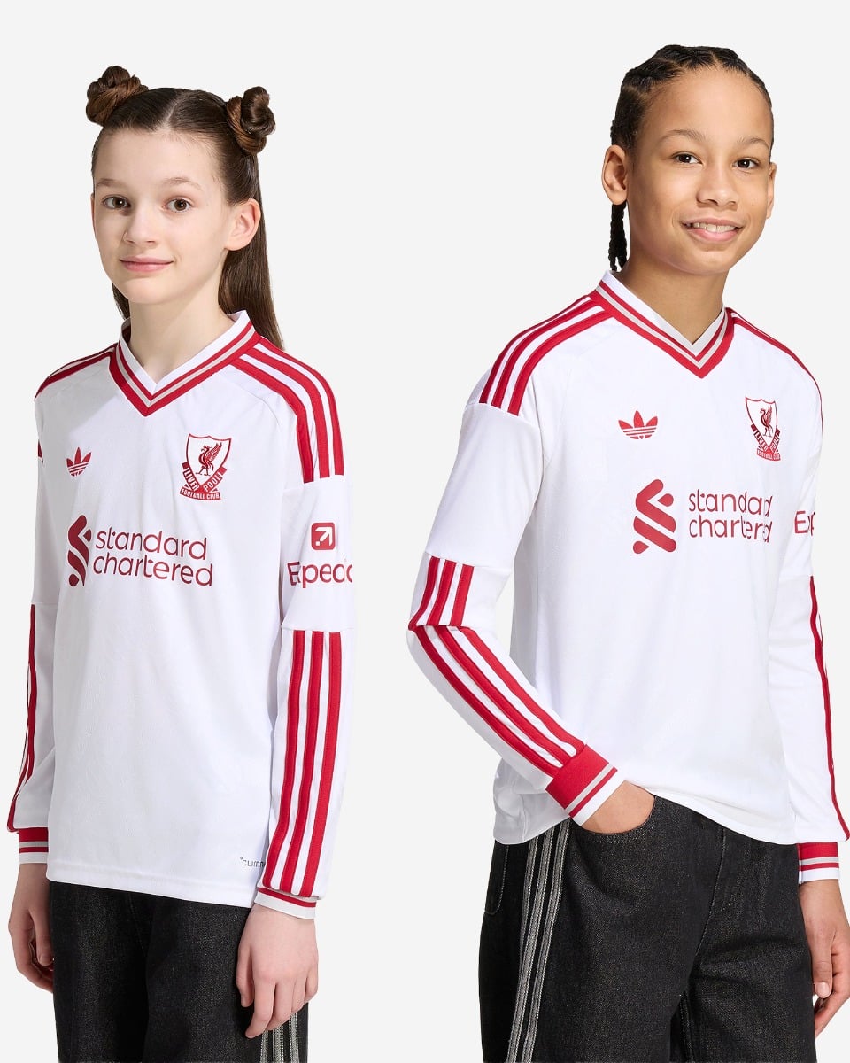LFC adidas Youth 26/27 Long Sleeve Away Jersey