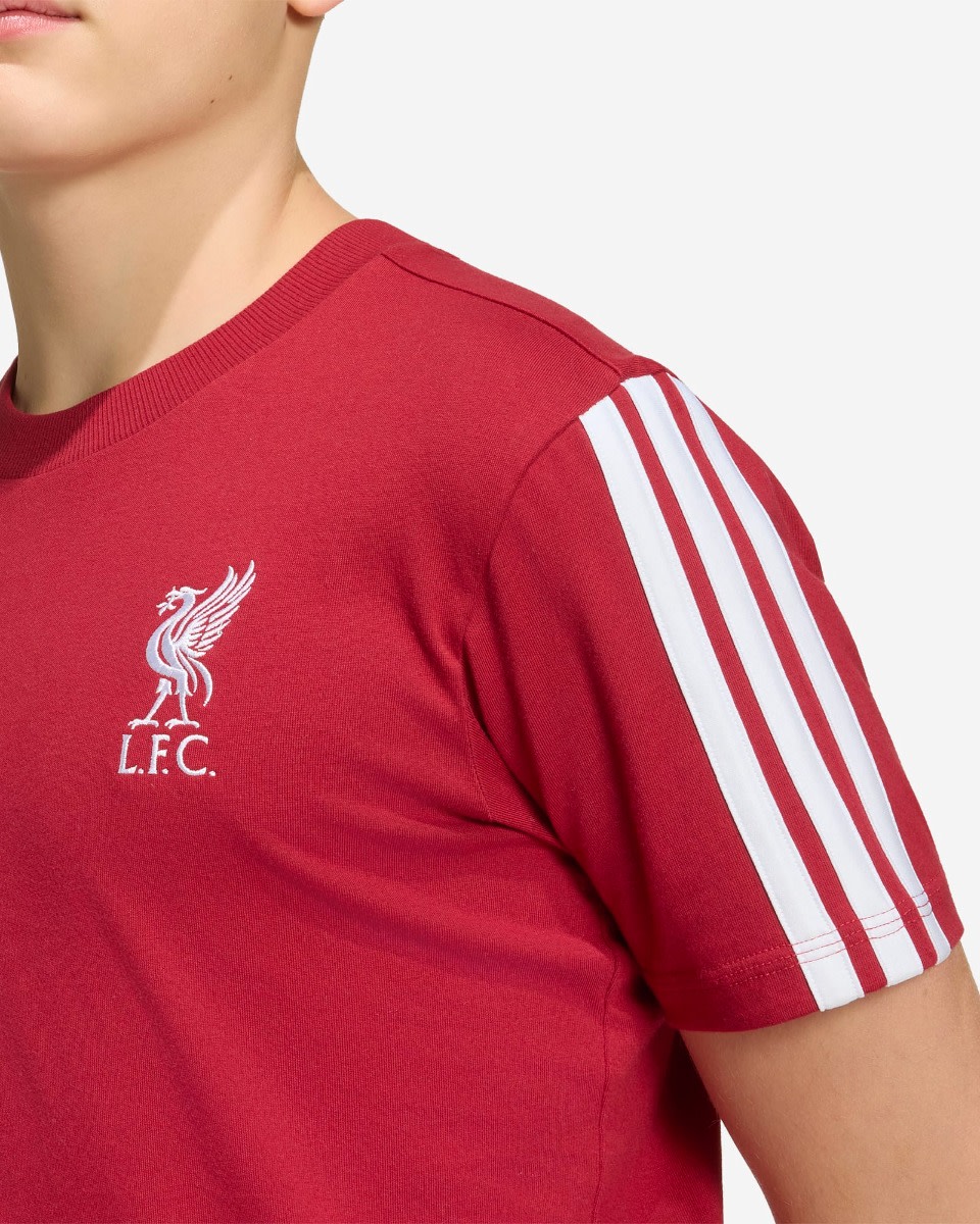 LFC adidas Youth 26/27 DNA Tee Active Maroon - Image 4