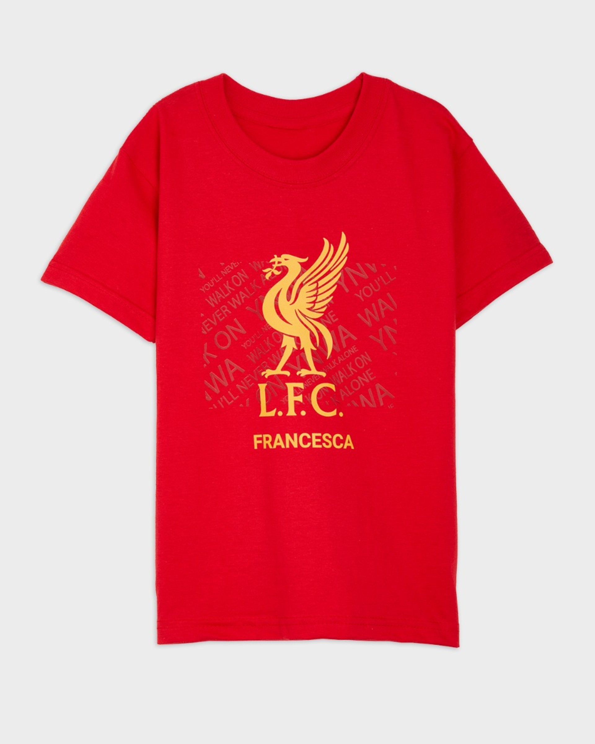 T-shirt rouge personnalisé LFC Junior Liverbird - Image 2