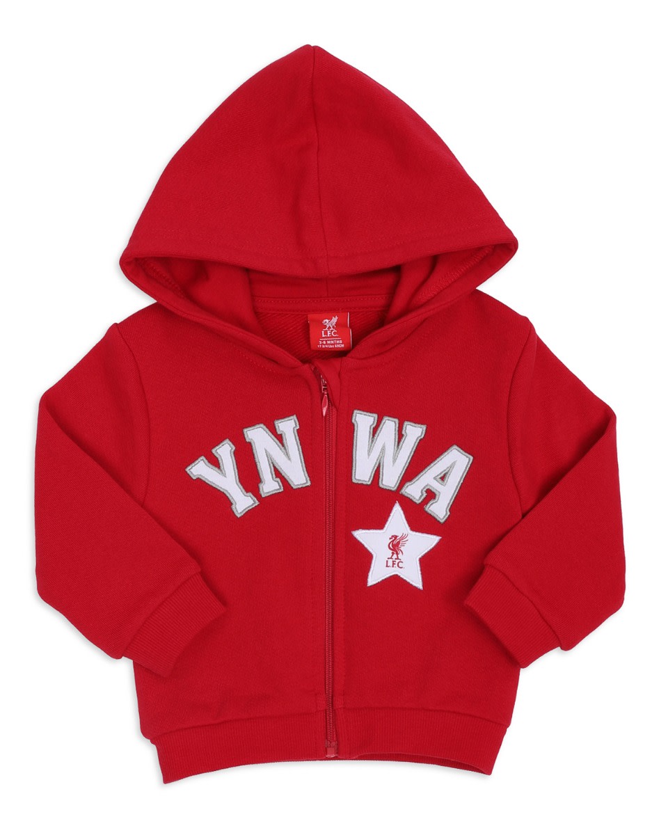 LFC Baby Zip Through Hoodie Red - Image 1