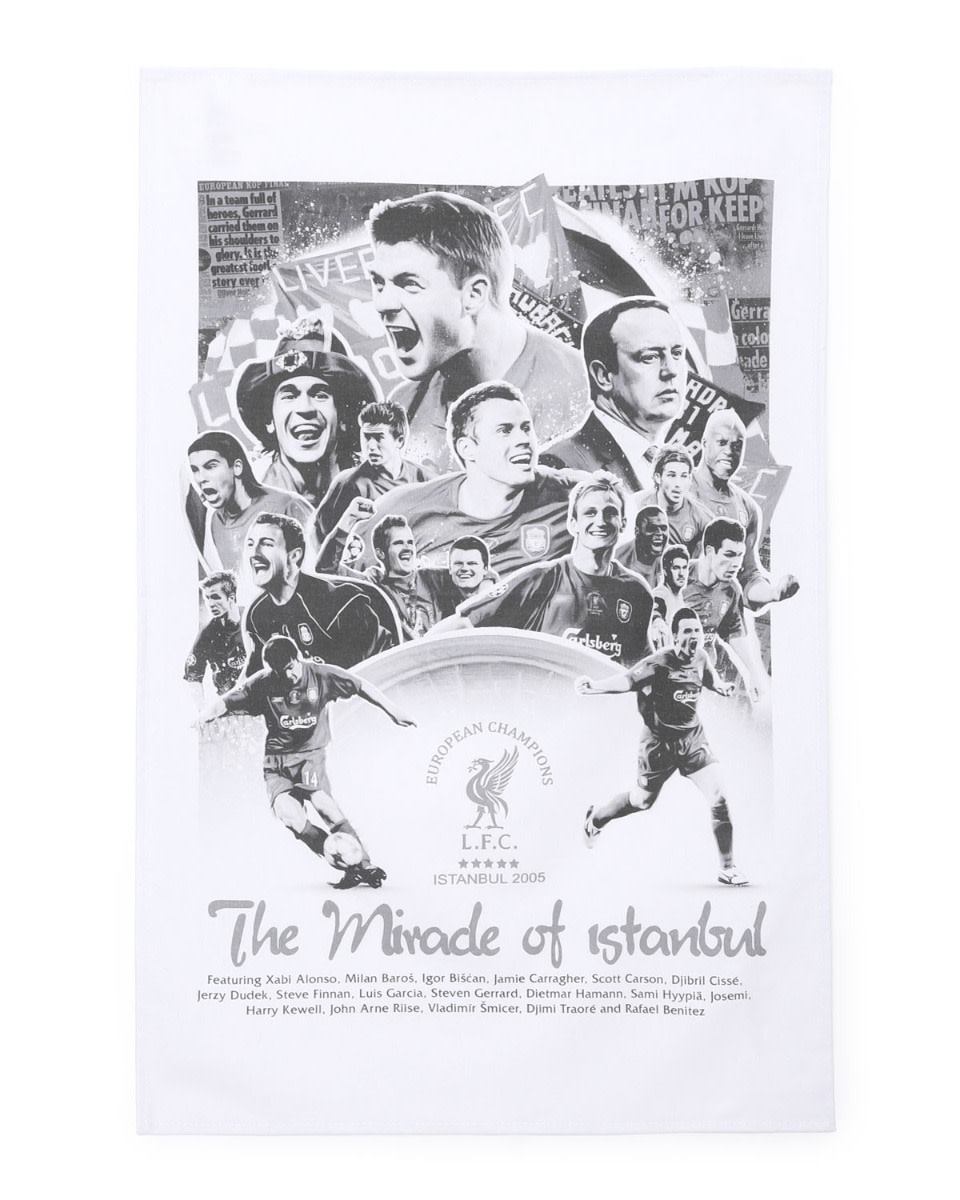 LFC Istanbul 2005 Tea Towel - Image 1