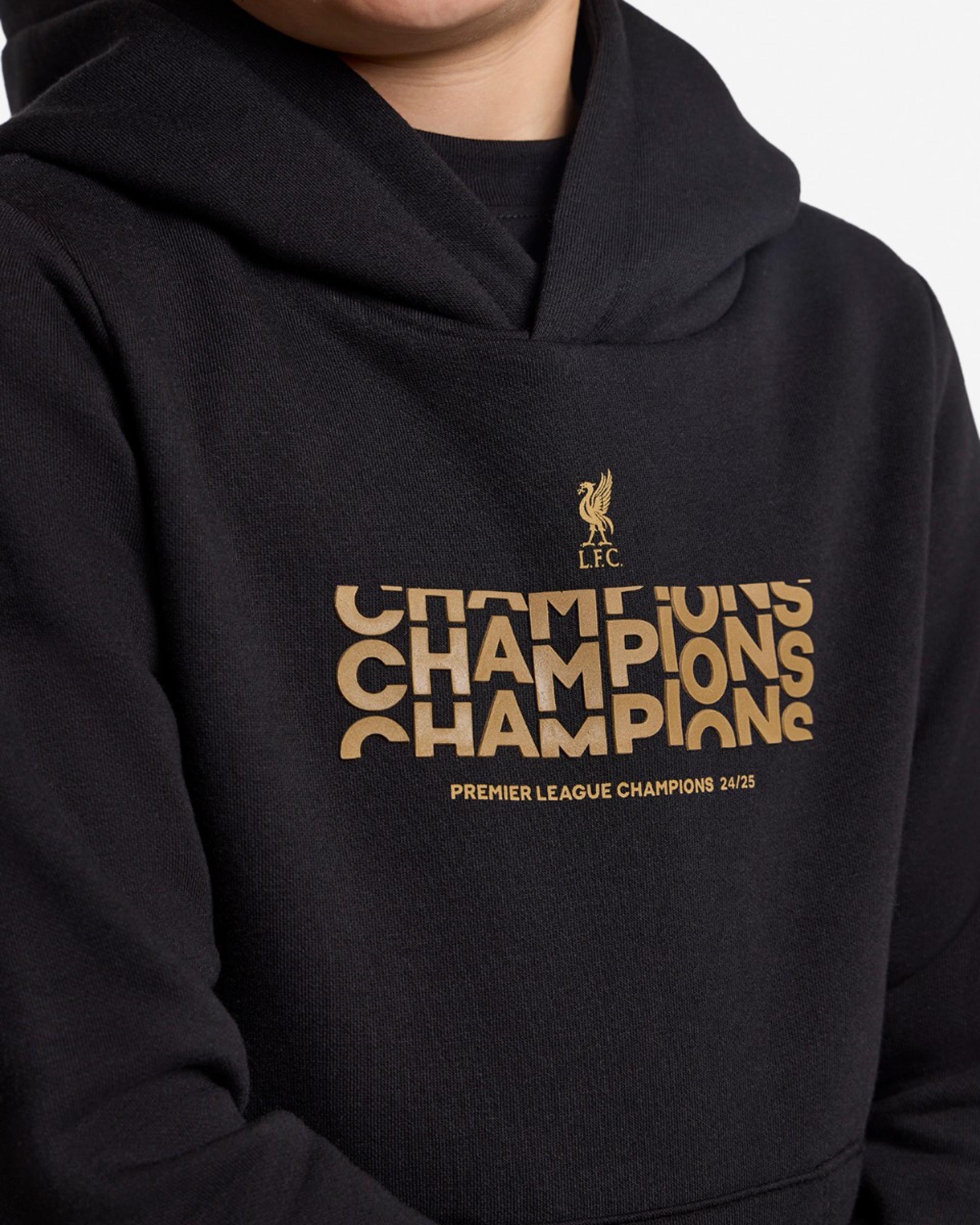 เสื้อกันหนาวรุ่น LFC จูเนียร์แชมเปียนส์ สีดำ - Image 2