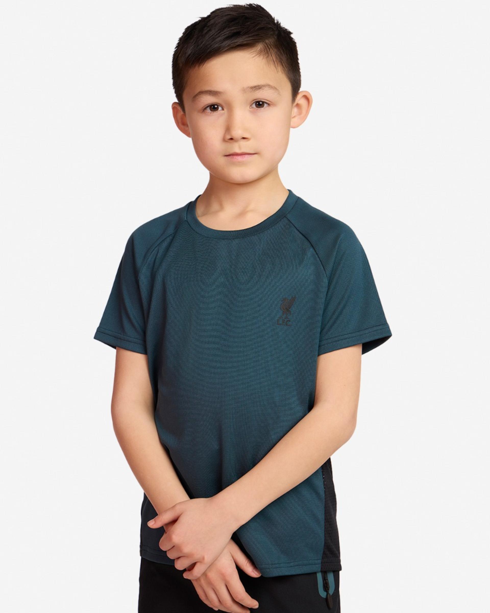 LFC Juniors Panel Raglan Tee Grøn - Image 1