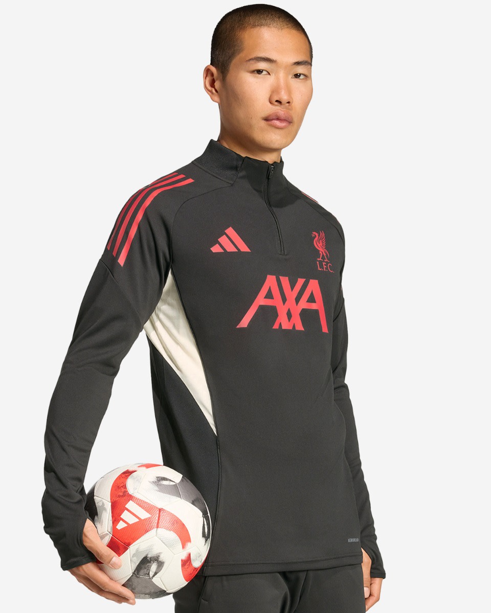 LFC adidas Mens 25/26 Domestic Training Top Black - Image 1