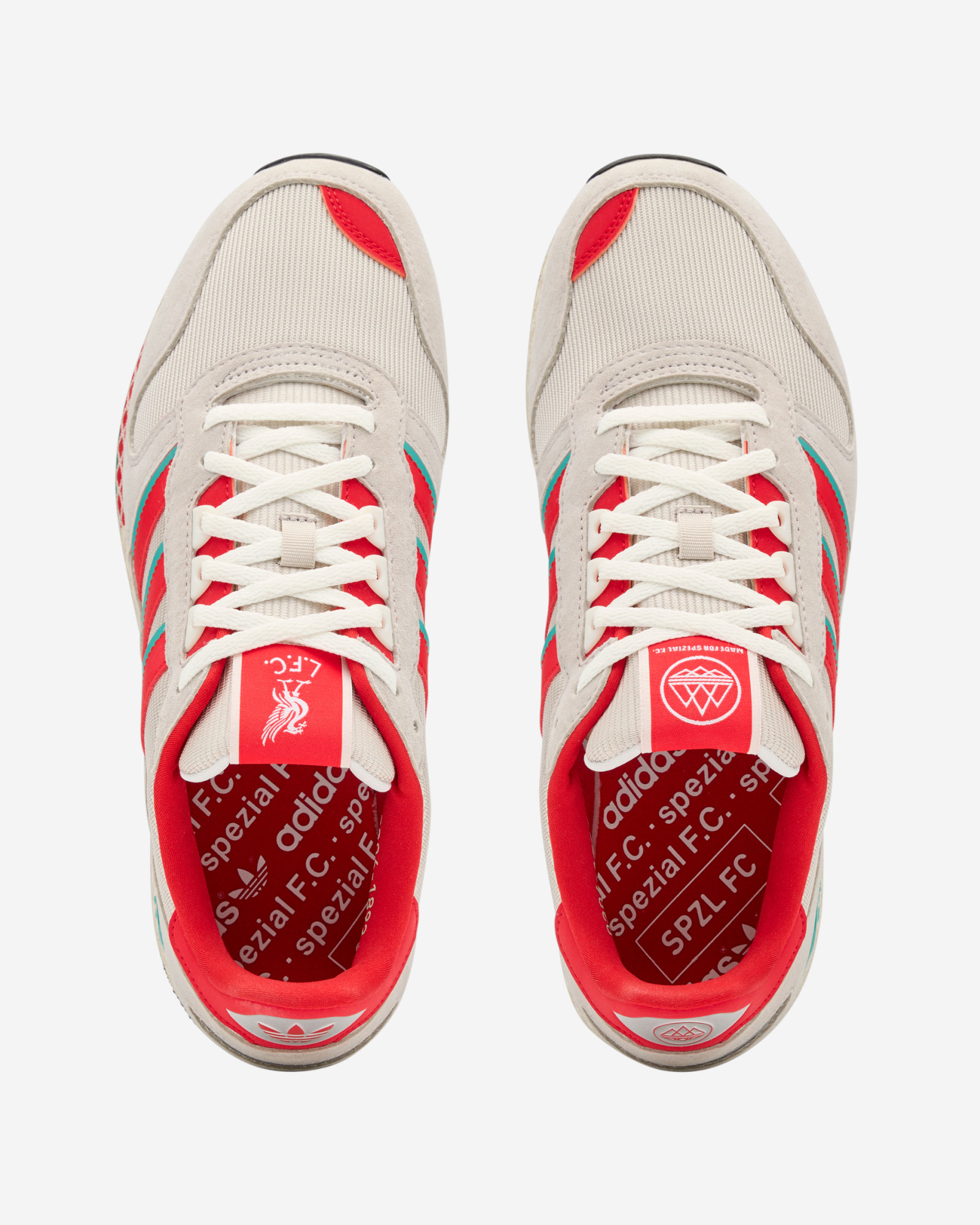Chaussures de sport LFC Adidas SPZL Kirkdale II pour homme, gris Orbit - Image 3