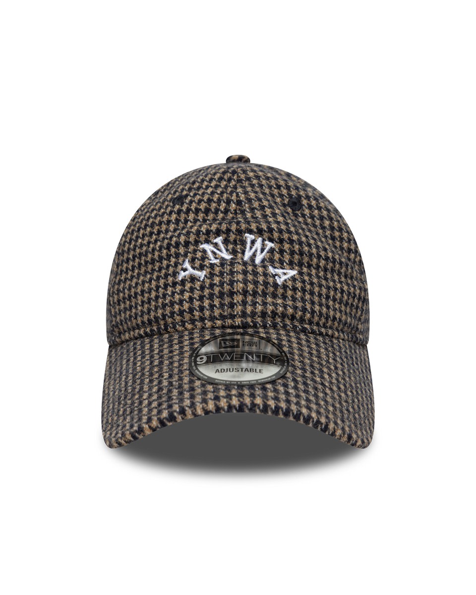 LFC New Era Liverpool 9TWENTY Tweed Patch Cap Brown - Image 2
