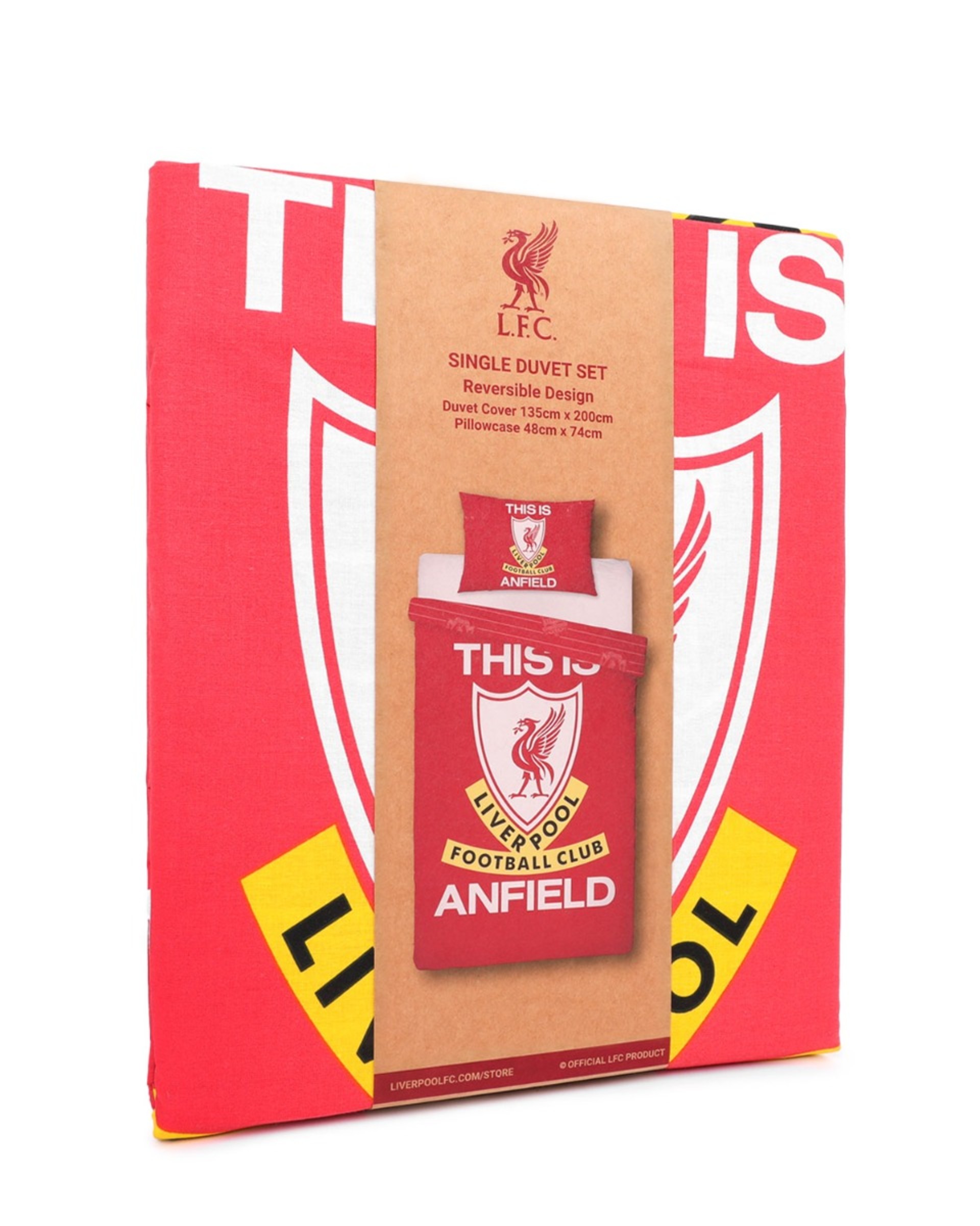 Parure de lit simple LFC This Is Anfield rouge - Image 2