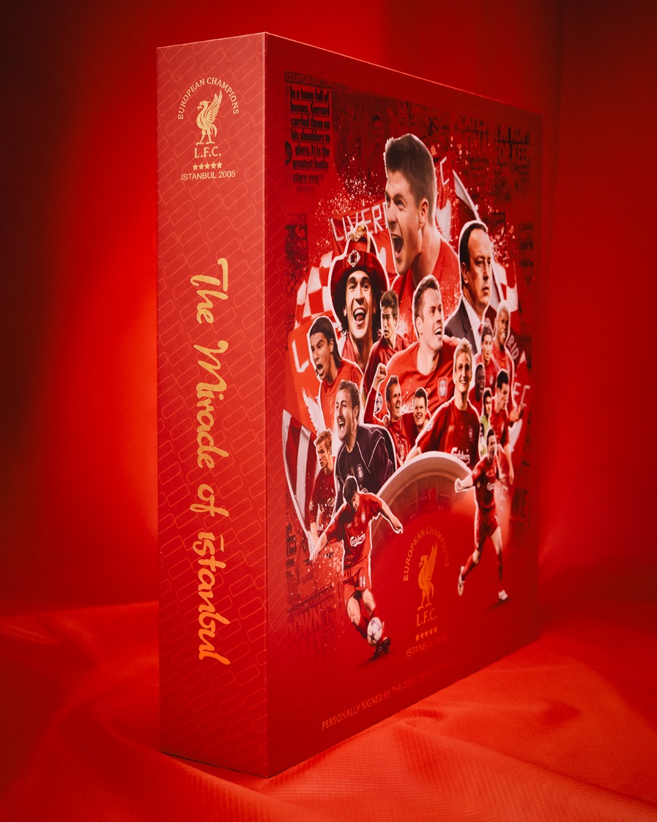 LFC Istanbul 2005 Commemorative Boxed Signed Squad Shirt