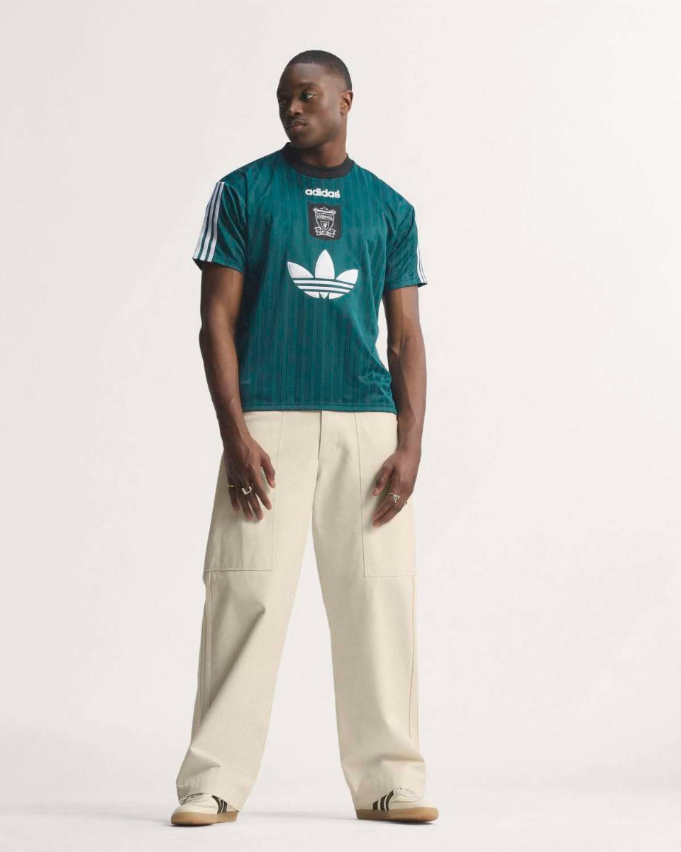 T-shirt LFC Adidas Bringback 95-96 pour adultes, vert - Image 4
