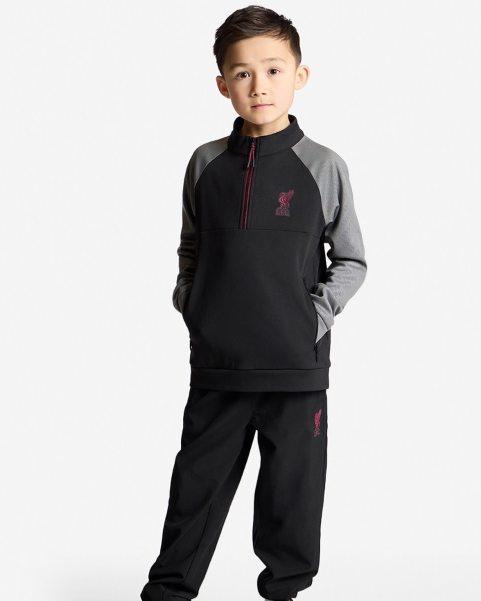 LFC Juniors Tracksuit Black - Image 3